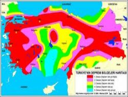 Deprem haritası güncelleniyor